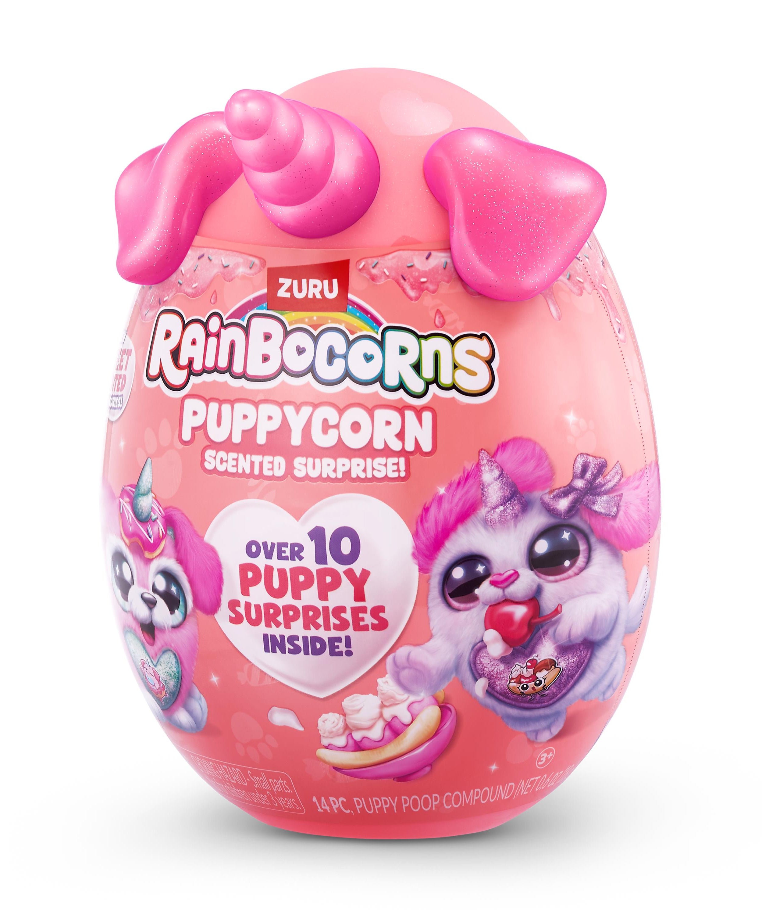 Rainbocorns Puppycorn Surprise S8 PDQ, Cute Collectible Plush Toy for Girls, Age 3+