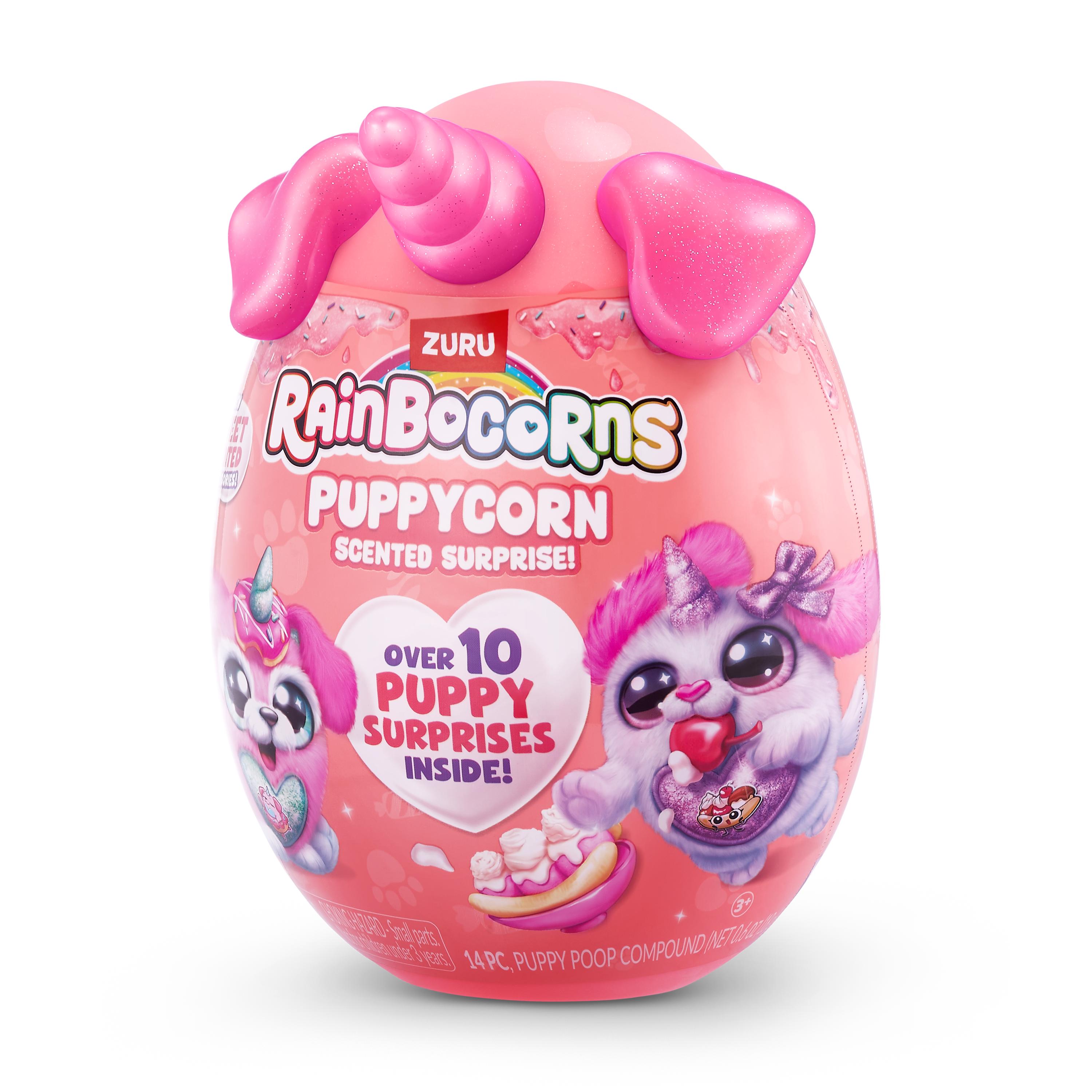 Rainbocorns Puppycorn Surprise S8 PDQ, Cute Collectible Plush Toy for Girls, Age 3+