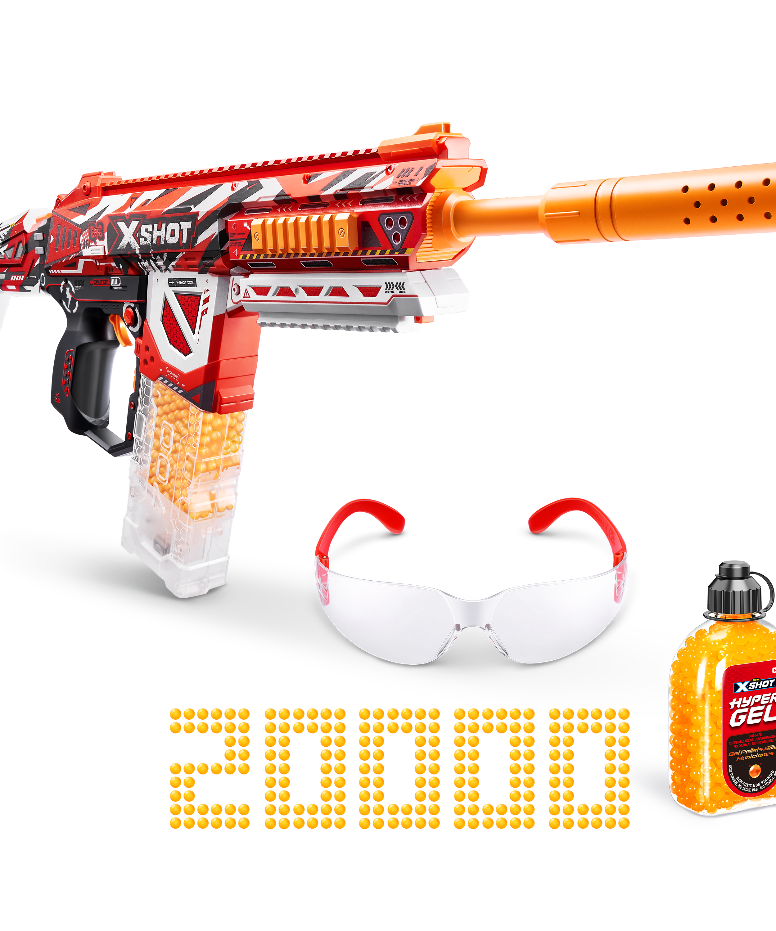 X Shot Hyper Gel Blaster Large with 20000 Gellets, Toy for Boys, Age 14+