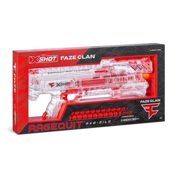 X Shot FAZE Chaos Ragequit Blaster, Ultimate Foam Ball Blaster for Boys, Age 14+