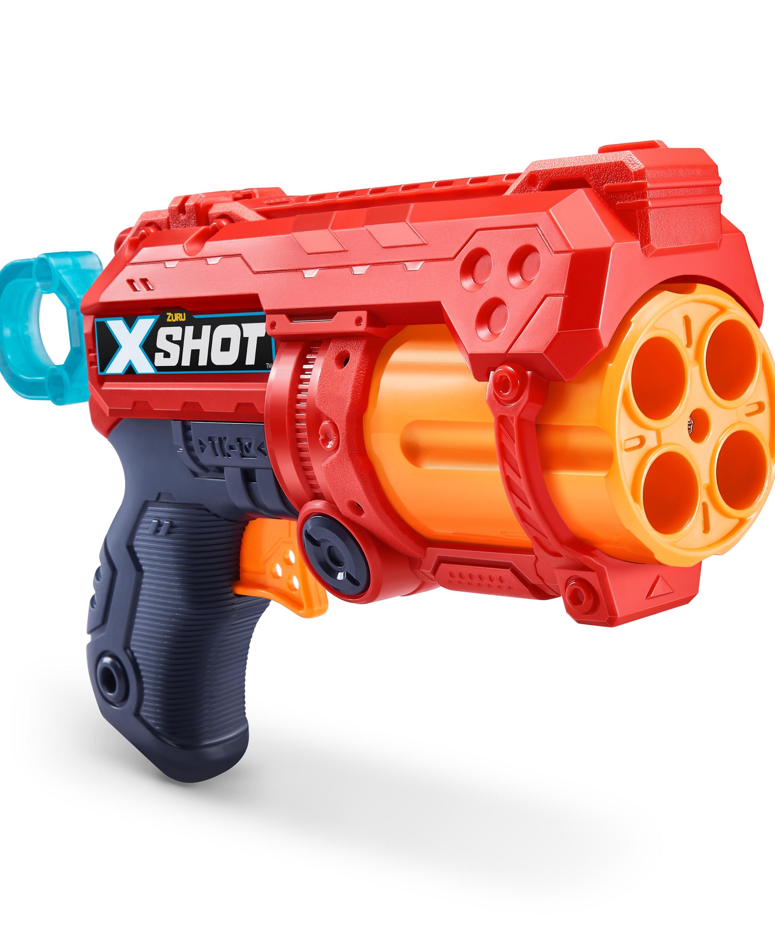 X-Shot Excel Double Fury 4 Blaster Combo Pack for Kids Ages 6+, 16 Darts & 3 Can Targets