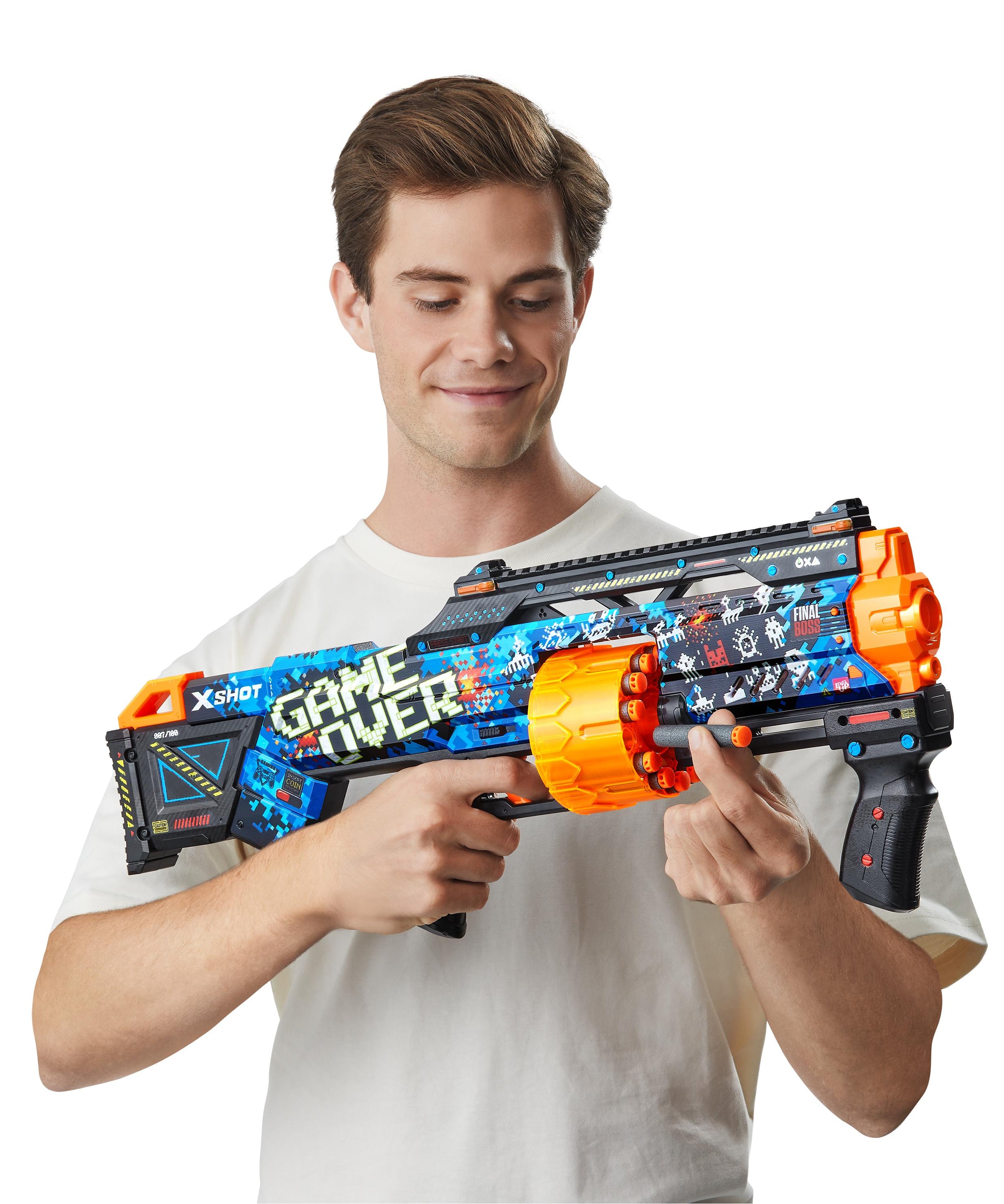 XSHOT Skins Last Stand Beast Out, Foam Blaster Toy Gun for Boys & Girls, Ages 8+