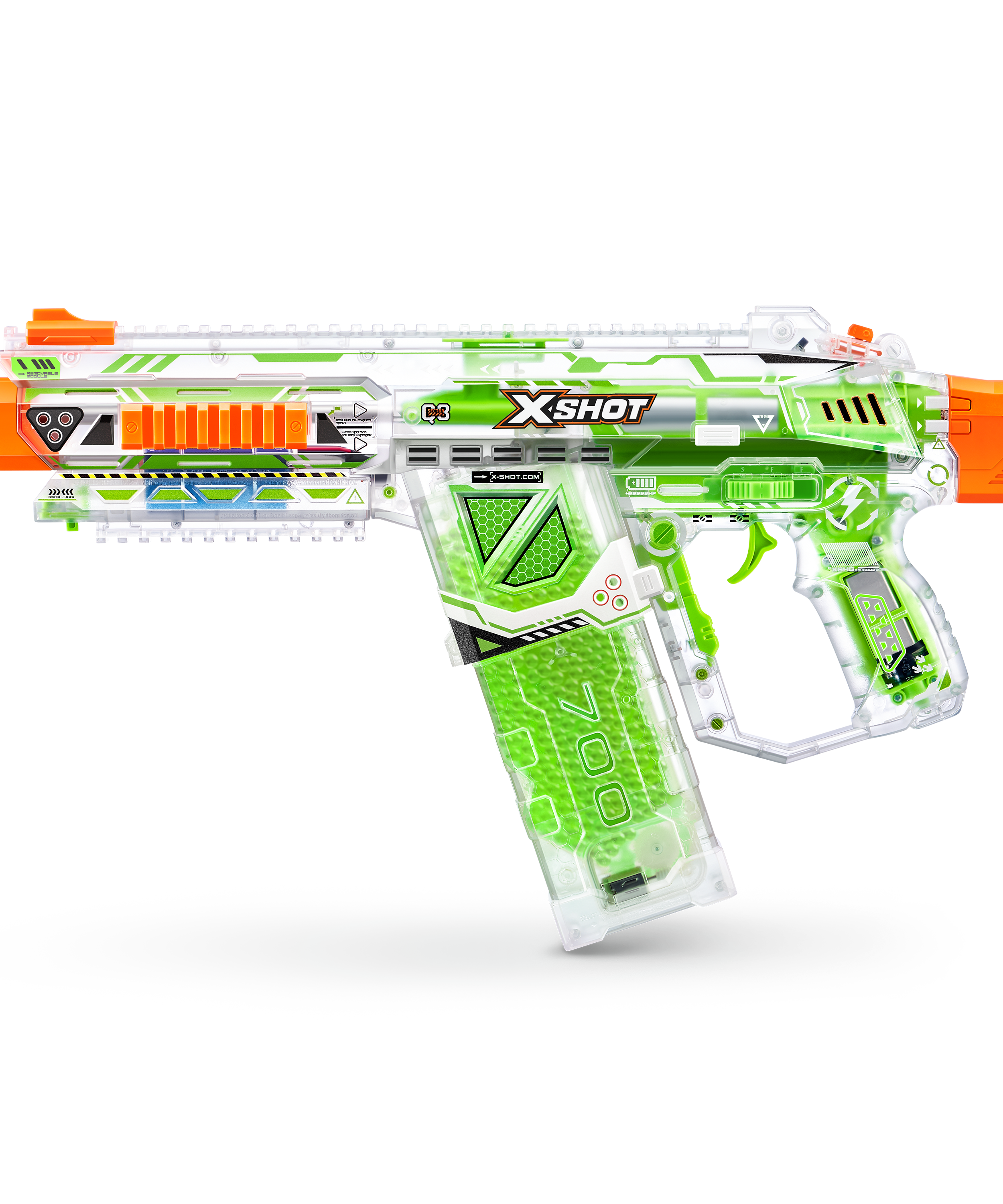 X Shot Hyper Gel Glow In The Dark Large Blaster, Toy Gun for Boys, Age 14+