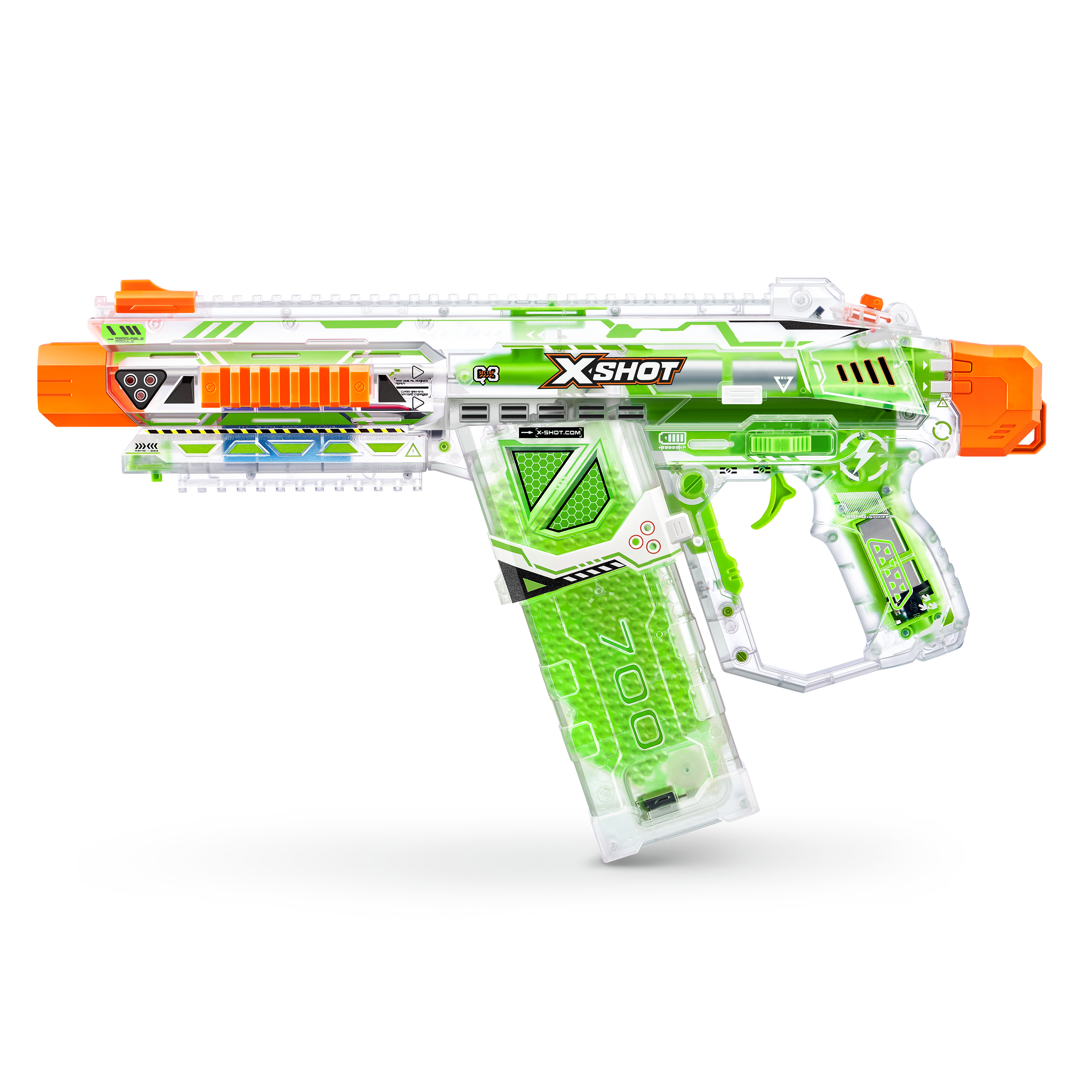 X Shot Hyper Gel Glow In The Dark Large Blaster, Toy Gun for Boys, Age 14+