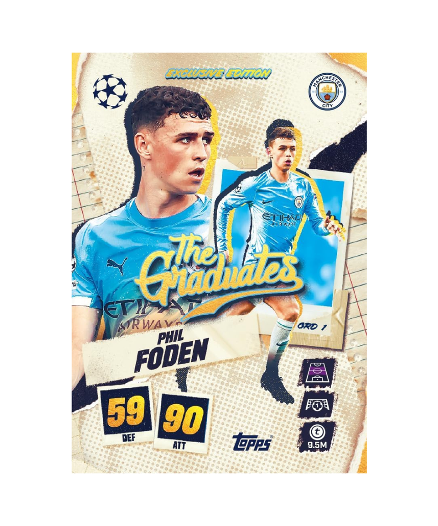 Topps Match Attax UCC 2025/2026 Collectible Football Trading Cards, Single Pack (12 Cards) or Full Box (32 Packs, 384 Cards), Official UEFA Licensed Product
