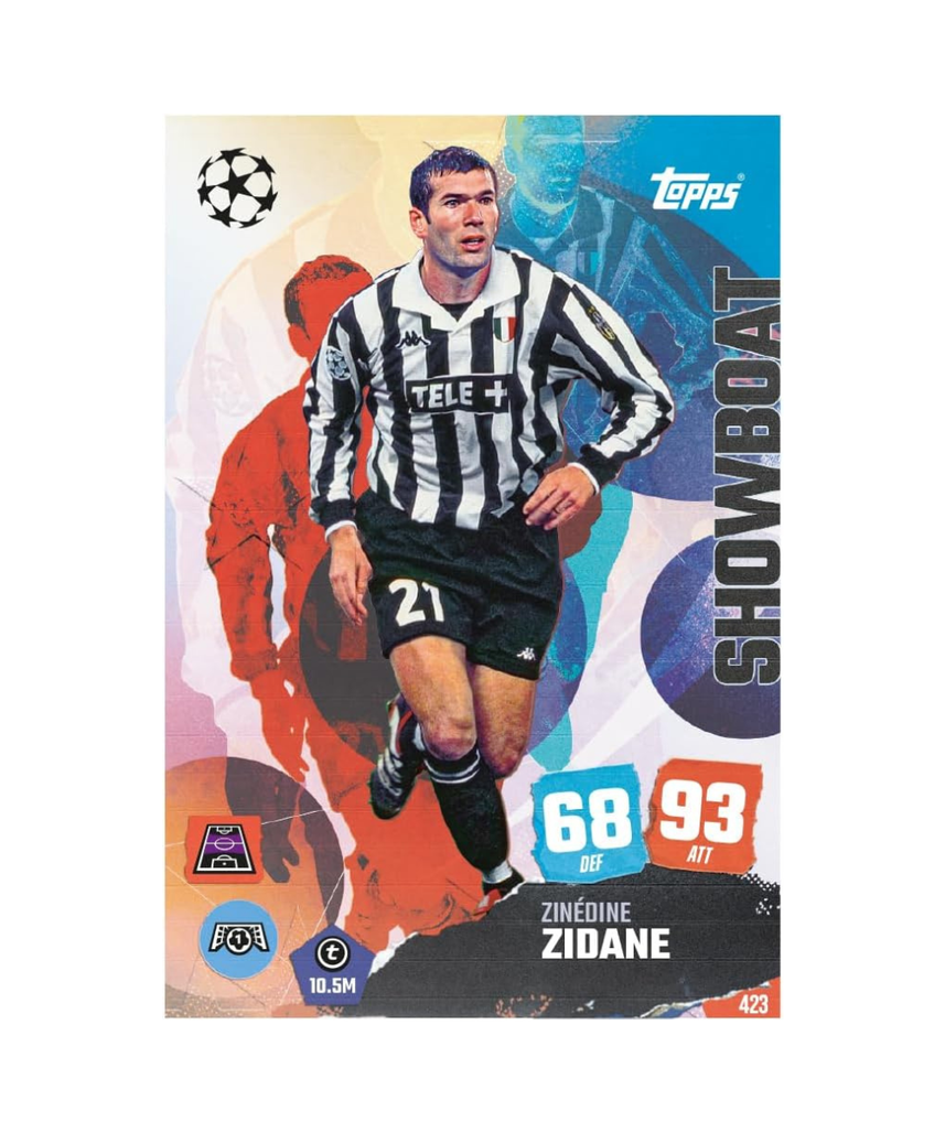 Topps Match Attax UCC 2025 2026 Mini Tin Collectible Football Trading Cards with 32 Cards and Exclusive Worldies Limited Editions, Official UEFA Licensed, Assorted Tin