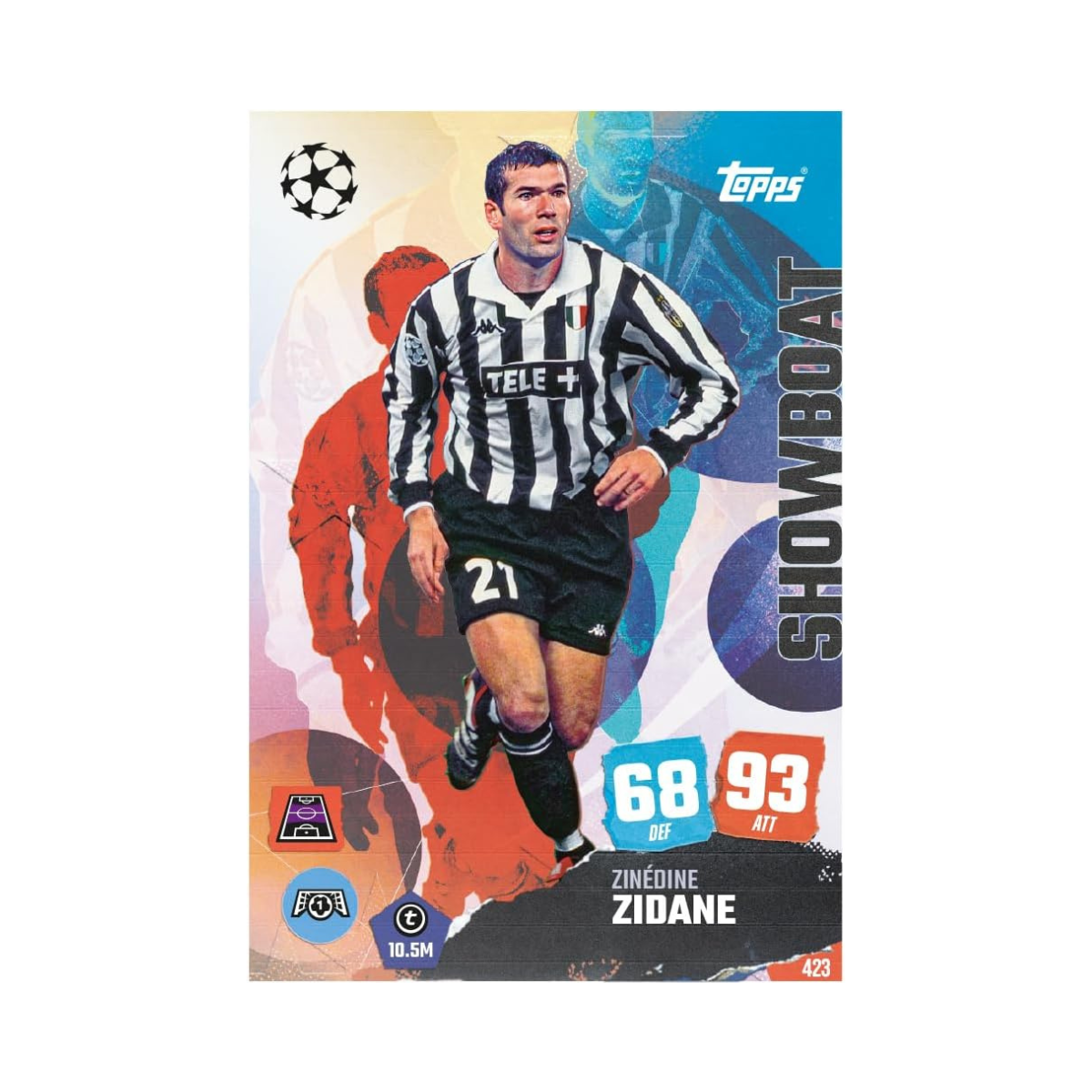 Topps Match Attax UCC 2025 2026 Mini Tin Collectible Football Trading Cards with 32 Cards and Exclusive Worldies Limited Editions, Official UEFA Licensed, Assorted Tin