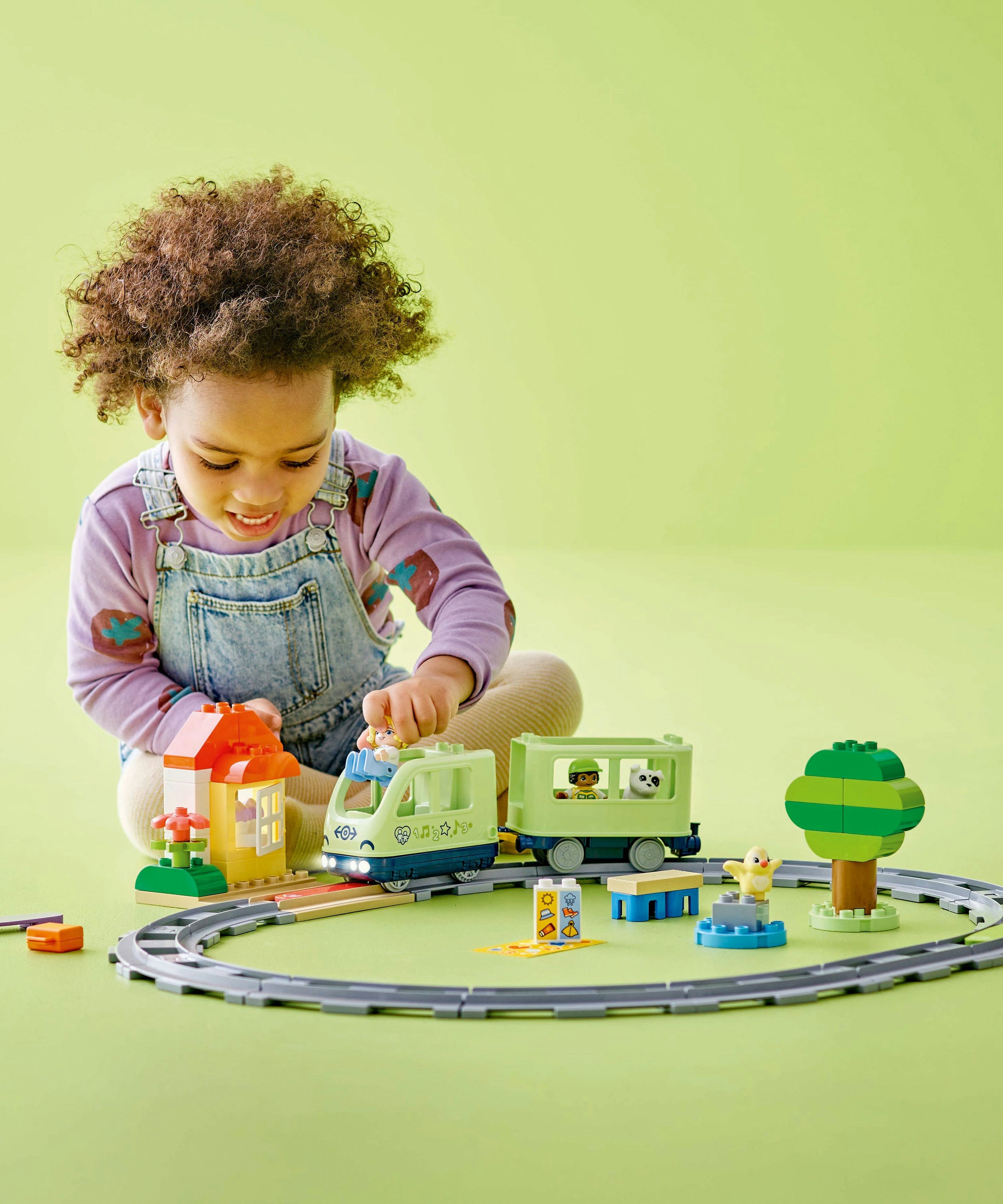 LEGO Duplo 10427 Interactive Adventure Train V29 for Unisex 2+ Toddler Friendly Playset with Train Wagons and Characters