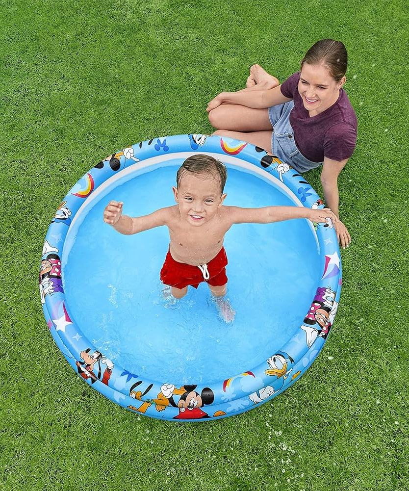 Bestway BWAY MICKEY POOL 3-RING 122X25