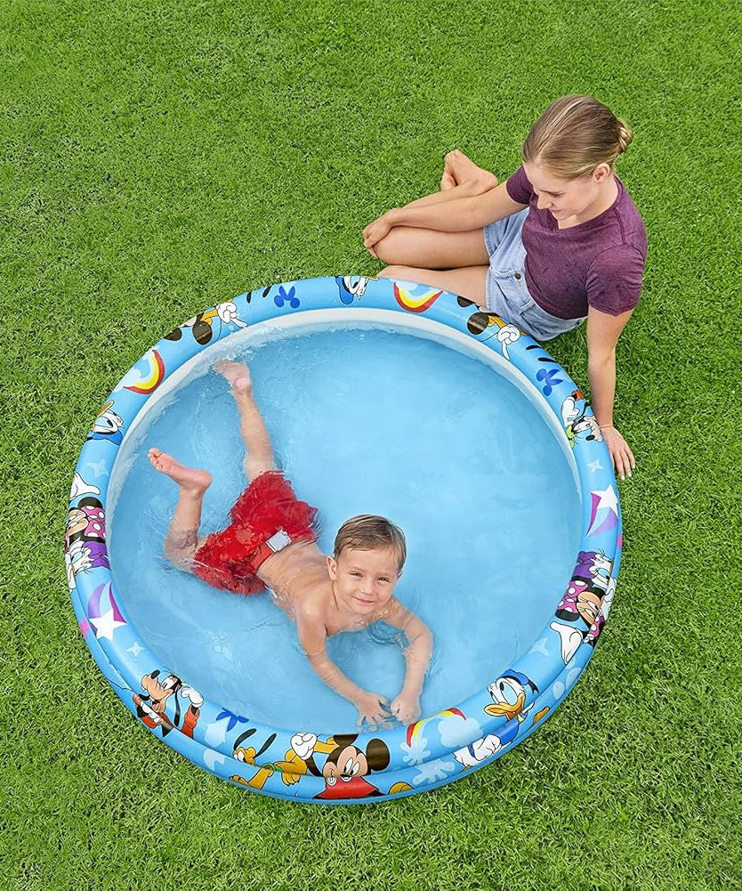 Bestway BWAY MICKEY POOL 3-RING 122X25