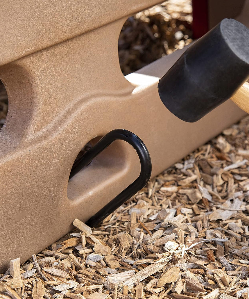 Step2 Naturally Playful Playhouse Climber, Swing Extension, Playhouse + Slide + Swings, Outdoor Playset for Kids 3+