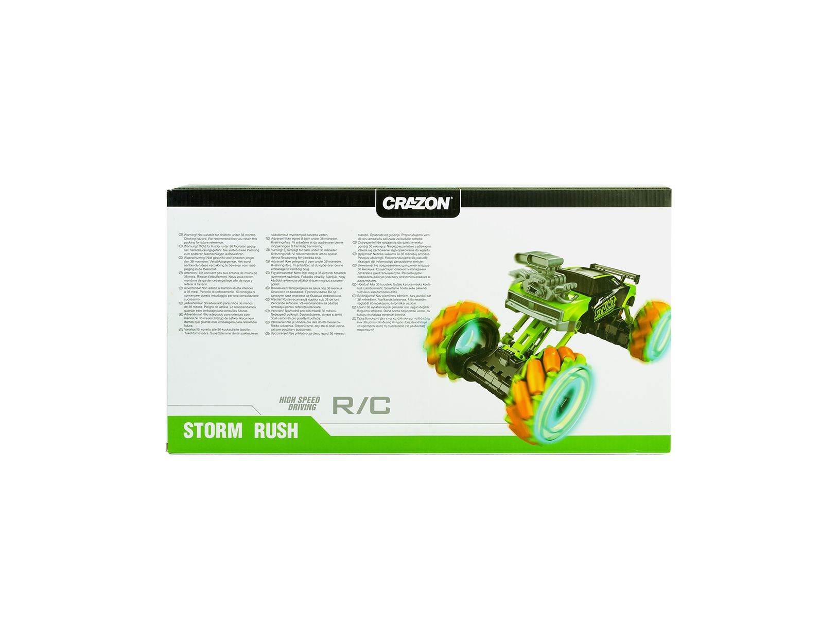 Crazon Stunt Off-Road RC Car 1:14 Scale, 360° Spin Drift Remote Control Car with 2.4GHz Controller, LED Lights, Rechargeable Battery, High-Speed RC Vehicle for Kids 3+ Years