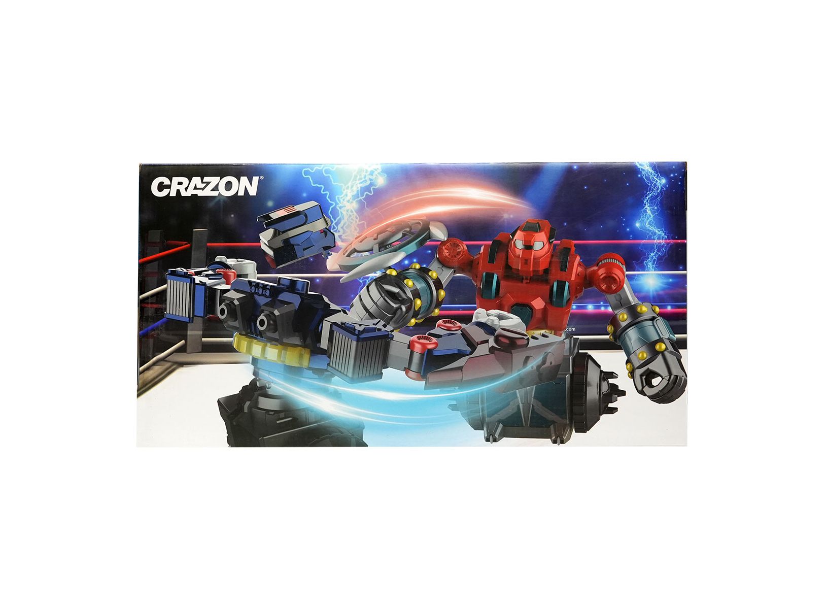 Crazon 2-Pack Battle Robots with Remote Control, Red & Blue, 3+