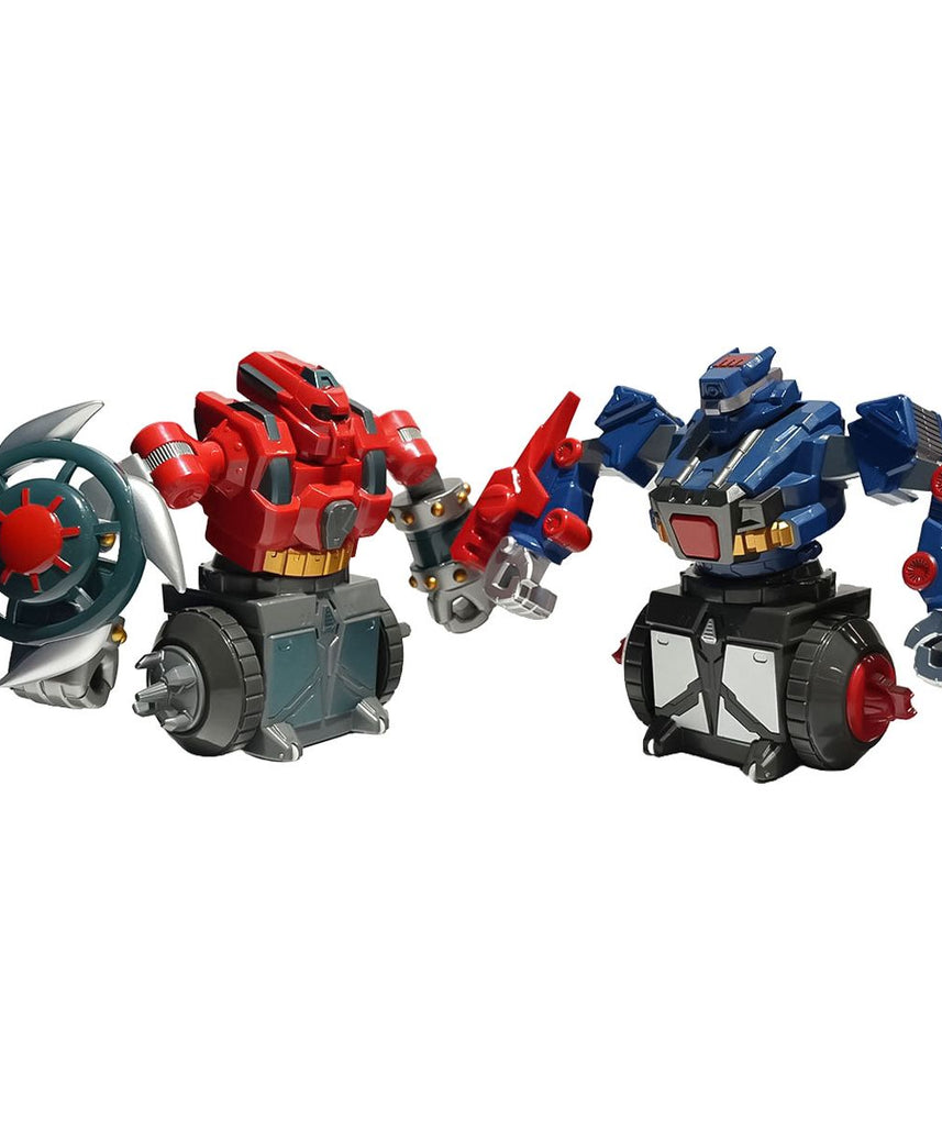 Crazon 2-Pack Battle Robots with Remote Control, Red & Blue, 3+
