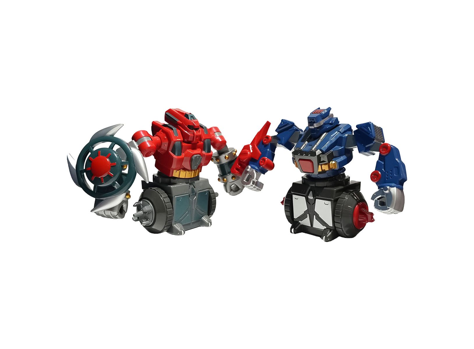 Crazon 2-Pack Battle Robots with Remote Control, Red & Blue, 3+
