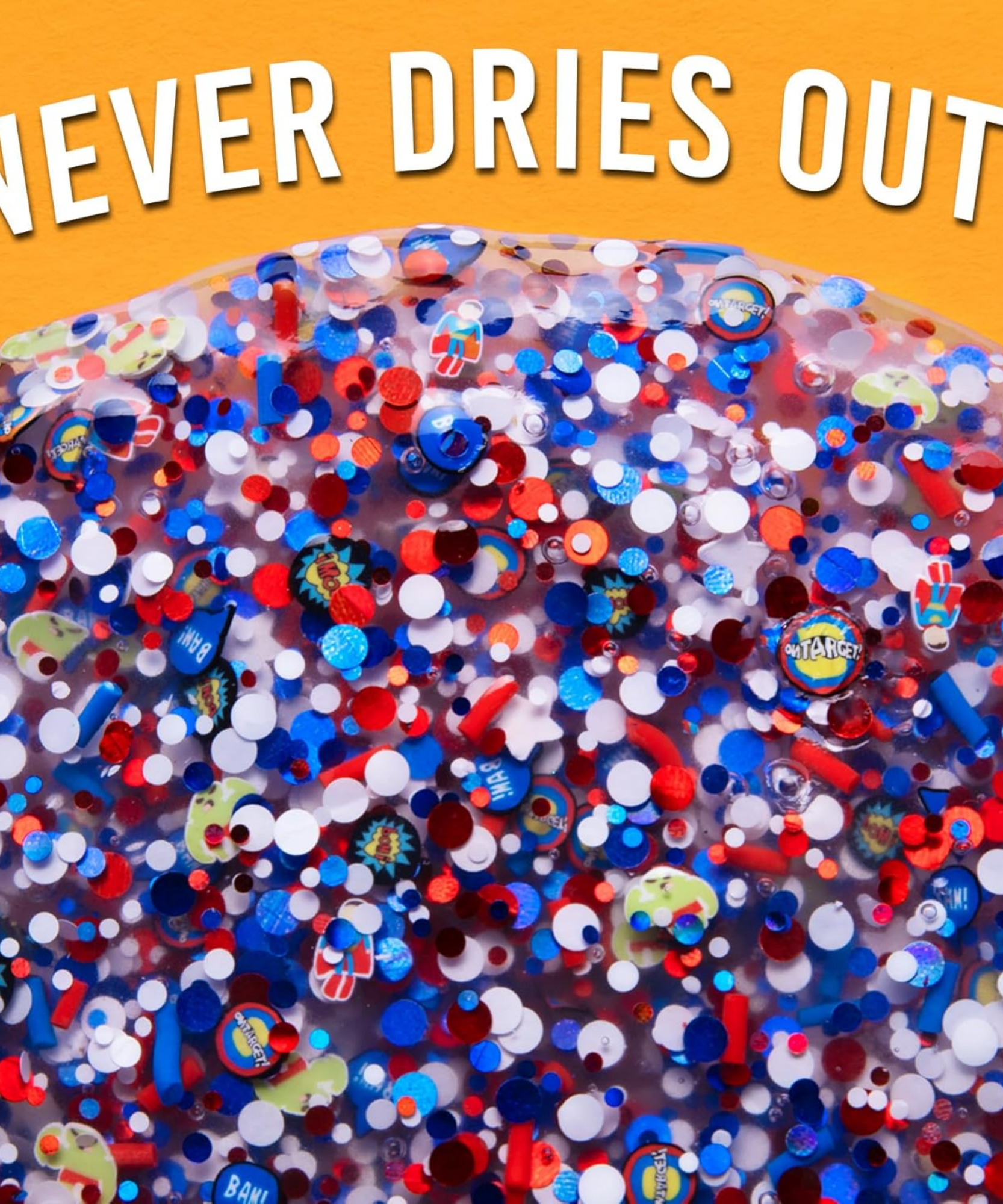 معجون التفكير من كريزي آرون، علبة 4 بوصات مع 90 جرامًا من معجون اللعب الحسي غير السام الذي لا يجف أبدًا، لعبة فيدجيت إبداعية ناعمة الملمس للأولاد والبنات من سن 3 سنوات فما فوق