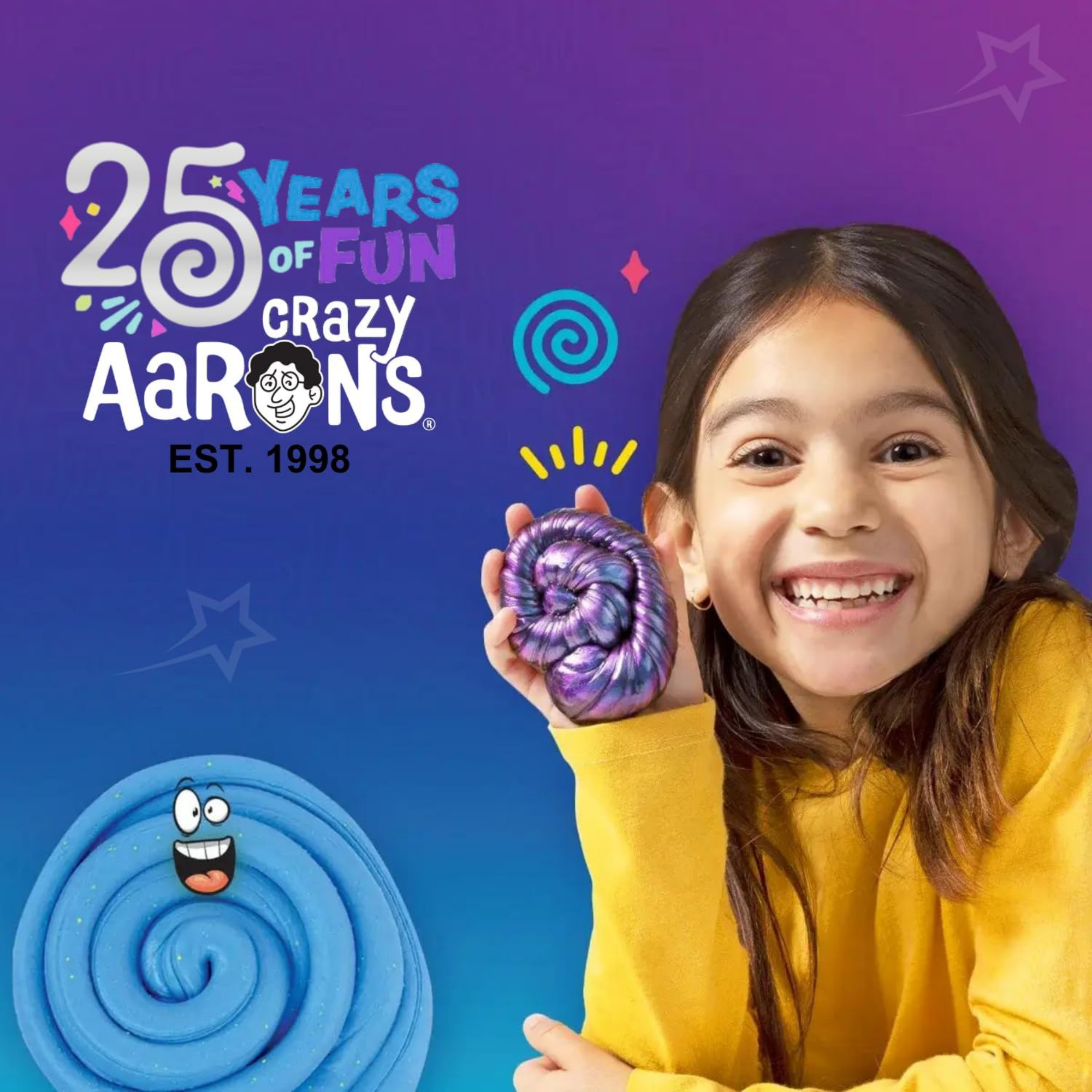 معجون التفكير الصغير من Crazy Aaron's Mini Pirate's Cove، علبة 2 بوصة مع 13 جرامًا من معجون اللعب الحسي غير السام الذي لا يجف أبدًا، لعبة فيدجيت إبداعية ناعمة الملمس للأولاد والبنات من سن 3 سنوات فما فوق