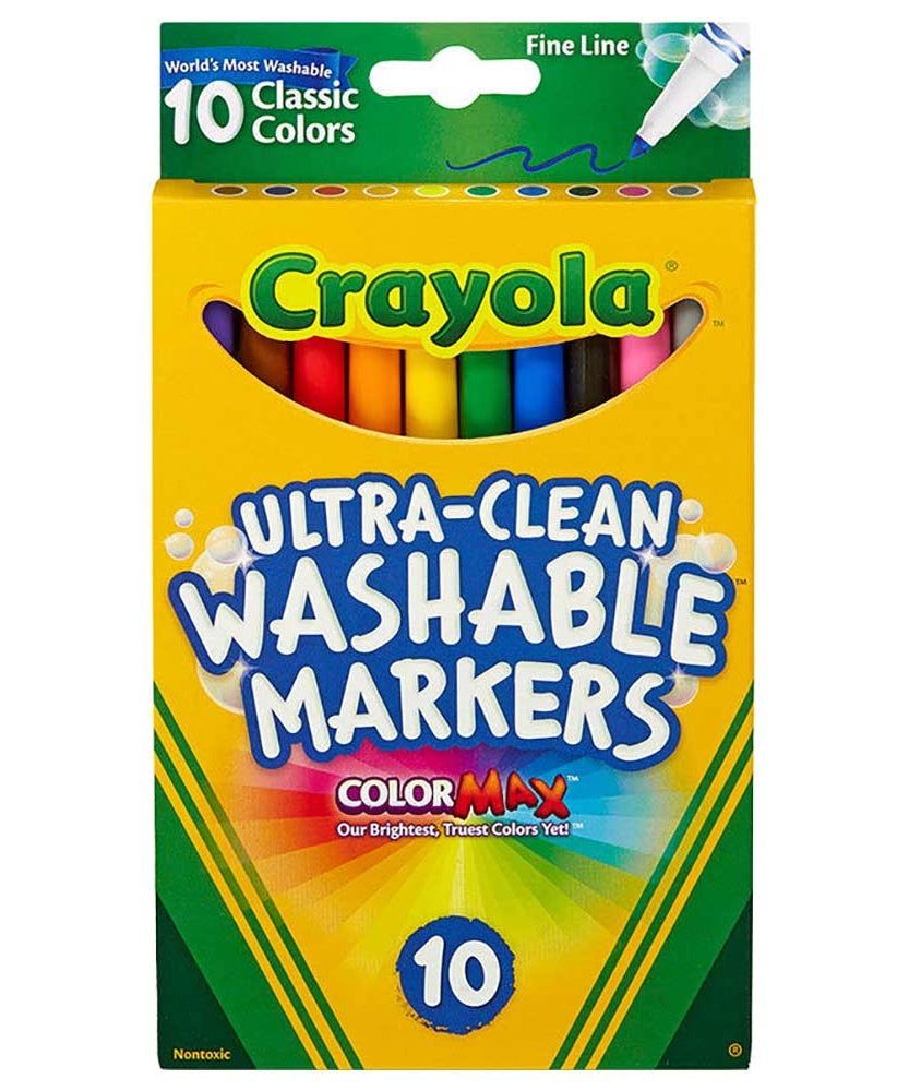 Crayola Ultraclean Broadline Classic Washable Markers (2-Pack)