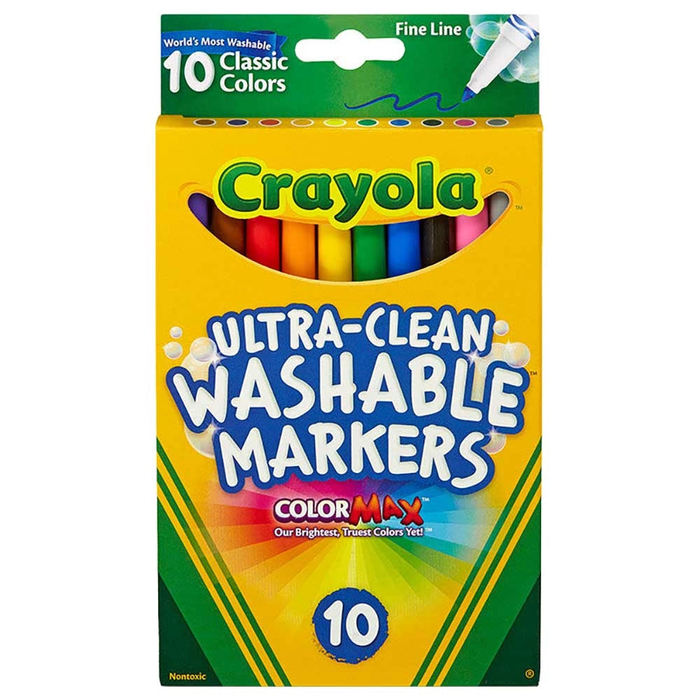 Crayola Ultraclean Broadline Classic Washable Markers (2-Pack)