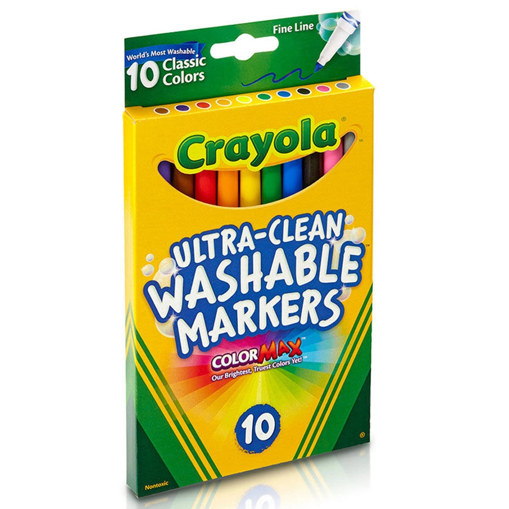 Crayola Ultraclean Broadline Classic Washable Markers (2-Pack)