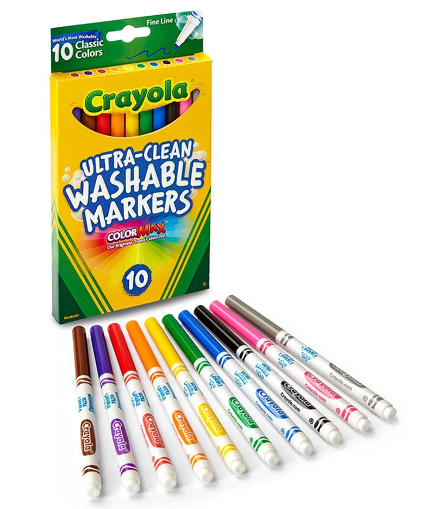 Crayola Ultraclean Broadline Classic Washable Markers (2-Pack)