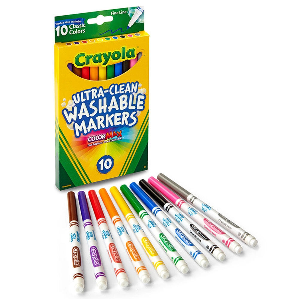 Crayola Ultraclean Broadline Classic Washable Markers (2-Pack)