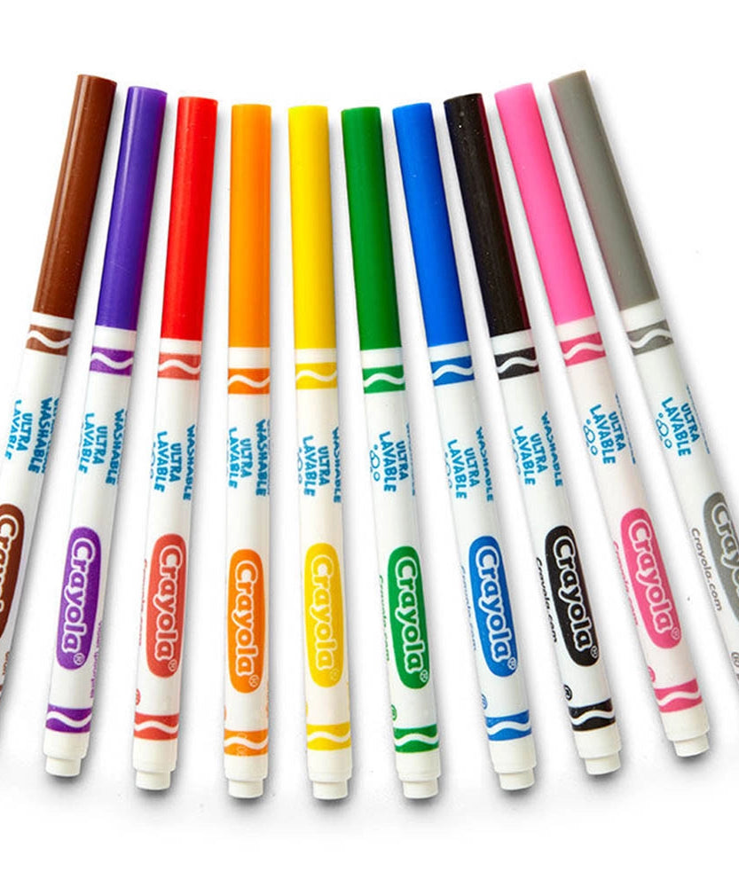 Crayola Ultraclean Broadline Classic Washable Markers (2-Pack)