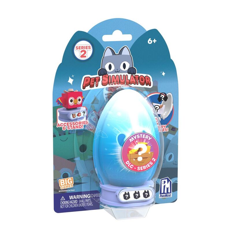 Pet Simulator X, Mystery Egg, Series 2, 1-Pack, 3-Inch Collectible, Randomized Pet Figure