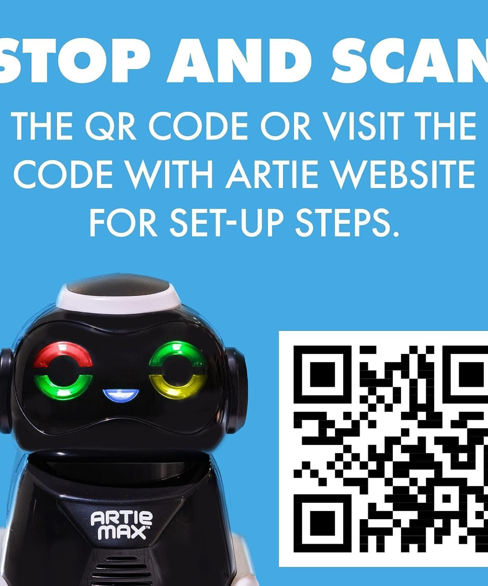 موارد التعلم أرتي ماكس، روبوت البرمجة، يُعلّم 5 لغات برمجة من خلال الرسم، لعبة تعليمية STEM للأعمار من 8 سنوات فما فوق