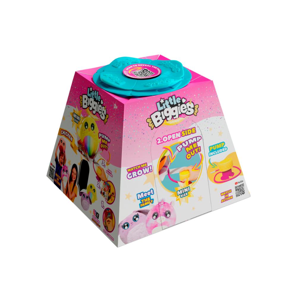 لعبة أرنب بيجيز المحشوة القابلة للنفخ، لعبة محشوة صغيرة قابلة للنمو، شخصية قطيفة ناعمة قابلة لإعادة الاستخدام للأطفال، متعة فك الصندوق التفاعلية، لعبة حيوانات قابلة للتجميع