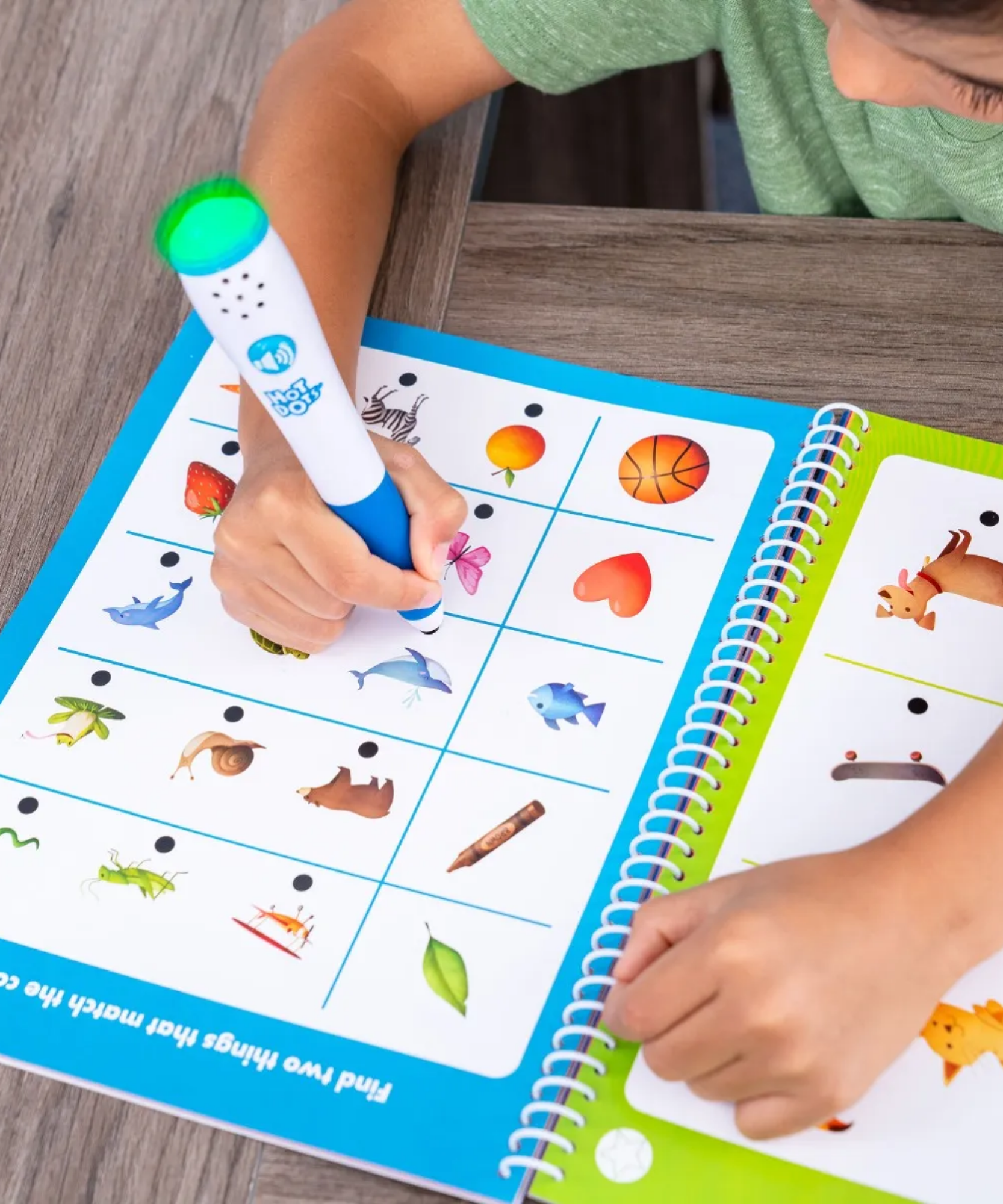 Learning Resources Hot Dots Learn at Home Reading and Maths Set 1, Interactive Learning System with Pen and 2 Activity Books, Ages 4 Plus