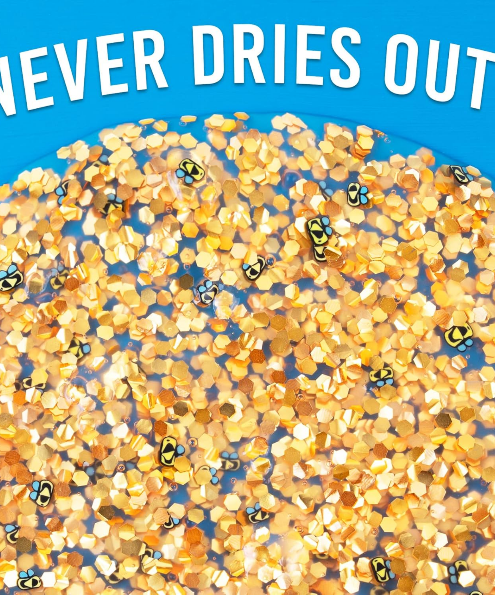 مخبأ آرون المجنون في الداخل! معجون التفكير بنكهة خلية العسل، علبة معدنية مقاس 4 بوصات مع 90 غرامًا من معجون اللعب الحسي غير السام الذي لا يجف أبدًا، لعبة فيدجيت إبداعية ناعمة الملمس للأولاد والبنات من عمر 3 سنوات فما فوق.