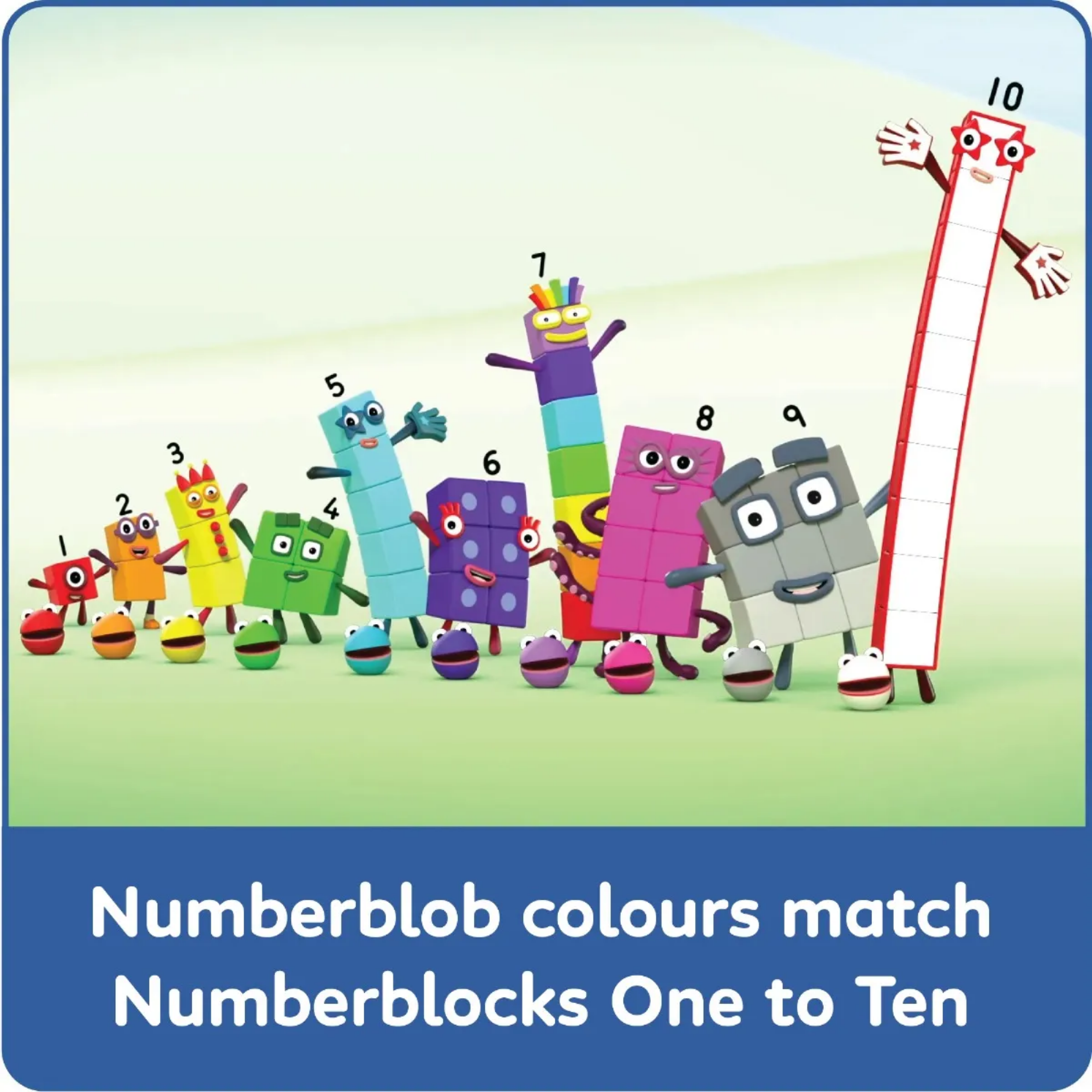 موارد التعلم Numberblocks Numberblob Counters، 120 عدادًا بألوان فريدة لتعلم الرياضيات في المراحل المبكرة، مثالية للعد والفرز والجمع والطرح والمزيد
