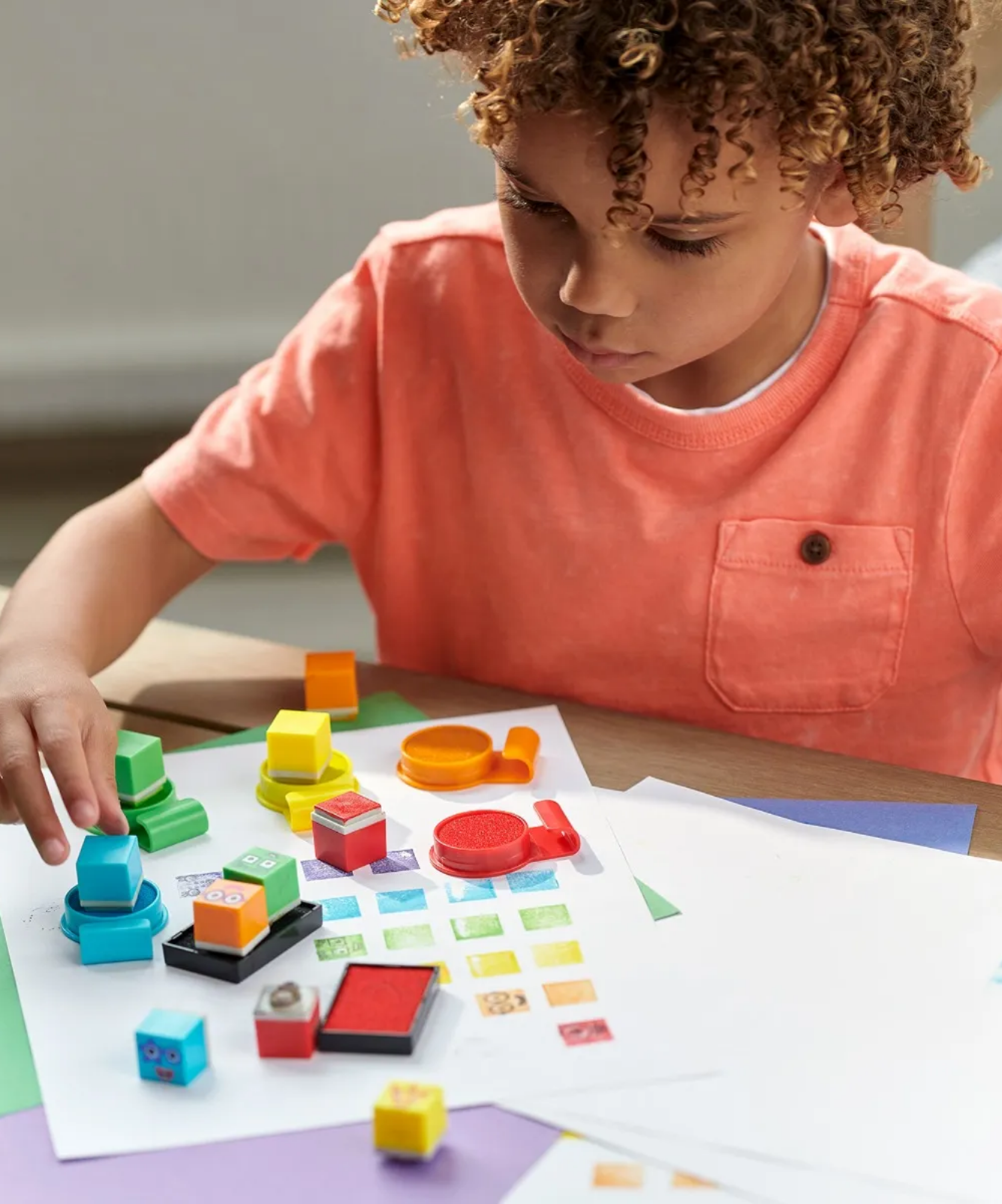 مجموعة أنشطة طوابع Numberblocks Stampoline Park من Learning Resources، ابتكر مغامرات Numberblocks الخاصة بك، مجموعة من 32 قطعة للفنون والحرف اليدوية للأطفال، مرخصة رسميًا من Learning Resources