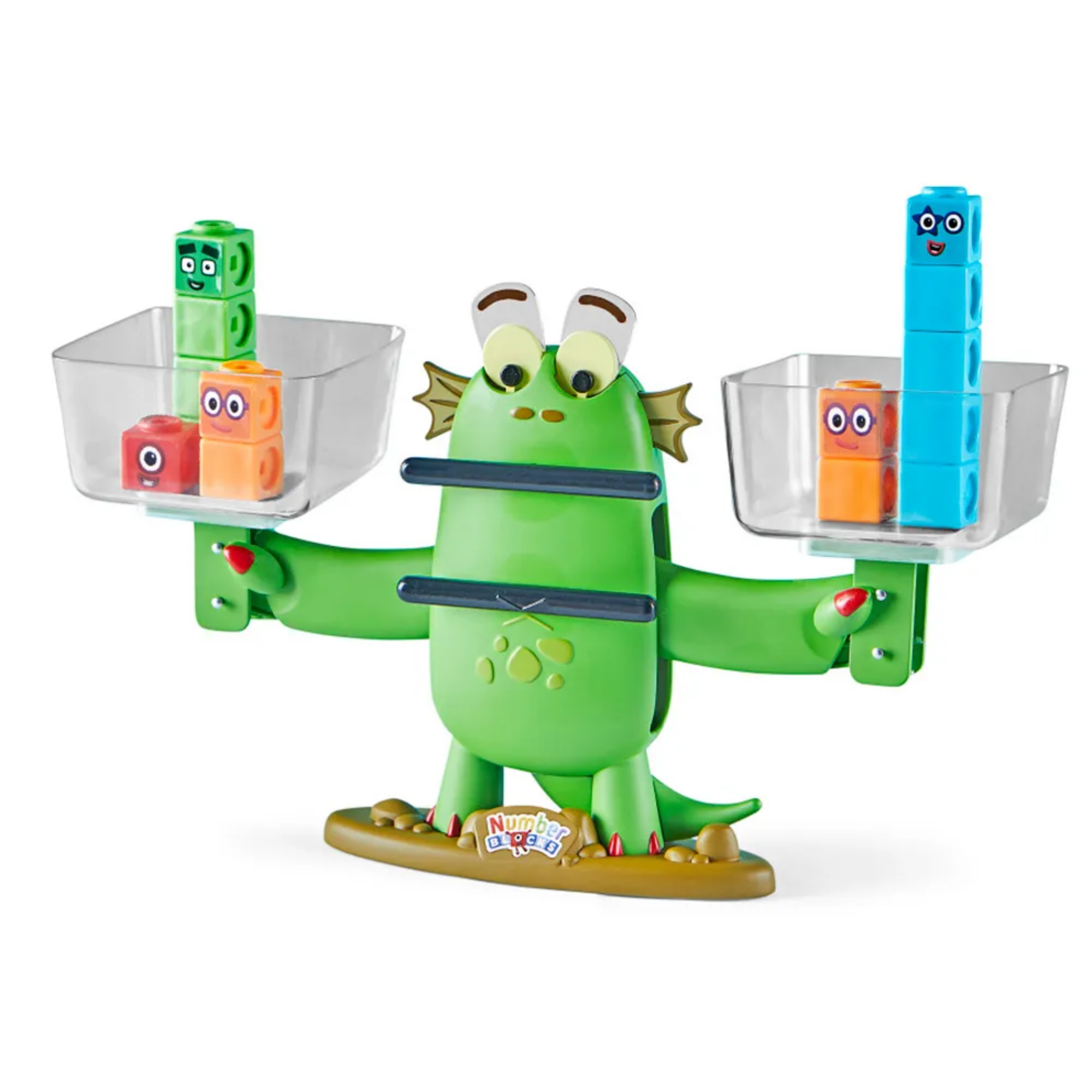 Learning Resources Numberblocks Blockzee Balance Activity Set, Interactive Math Toy with Balance Scale and Cubes, Learn Greater Than, Less Than, and Equal To, Ages 3+