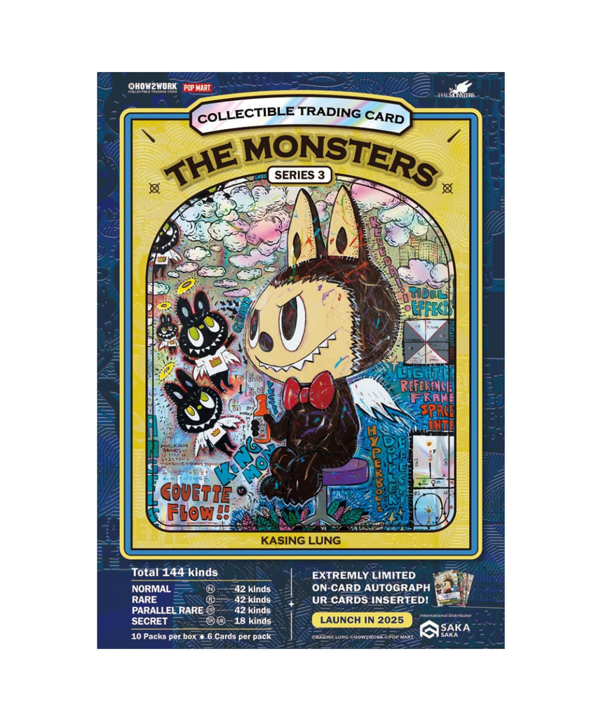 How2Work The Monsters Series 3 Trading Card Packs Sealed in Limited Edition Collector Box