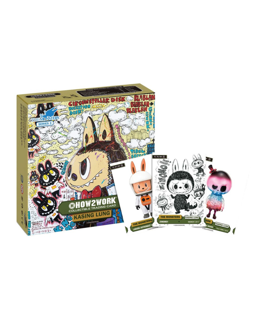 Labubu Monsters Series 3 Collectible Chrome Cards Box – 10 Packs with 6 Cards Each, Premium Metallic Finish