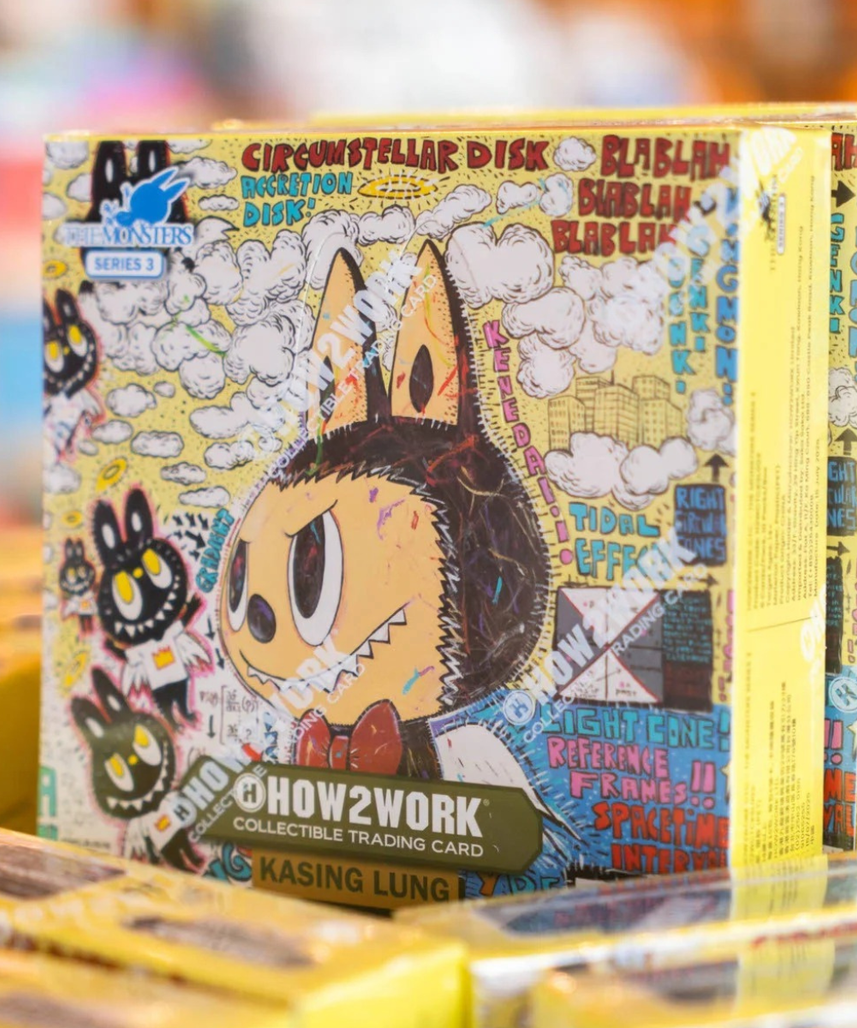 How2Work Labubu The Monsters Series 3 Chrome Trading Cards 144-Card Limited Metallic Box by Kasing Lung