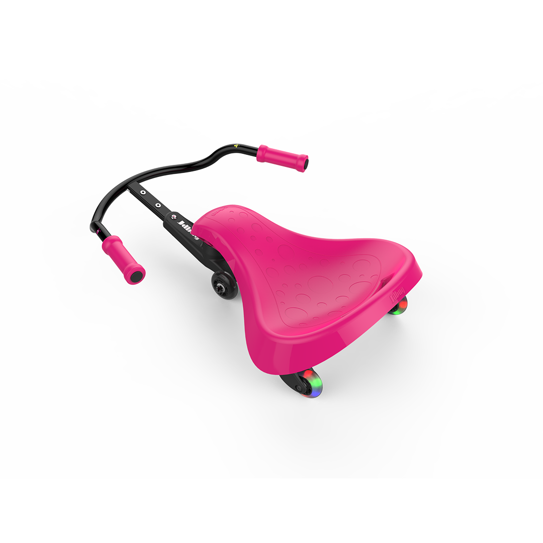 سكوتر جيه دي باج كيدز سواير المتأرجح، عجلات خلفية مضيئة بتقنية LED، مساند أقدام مانعة للانزلاق، مقعد مصبوب مريح، مناسب للأعمار من ٢ إلى ٥ سنوات، دراجات، دراجات ثلاثية العجلات، وألعاب ركوب