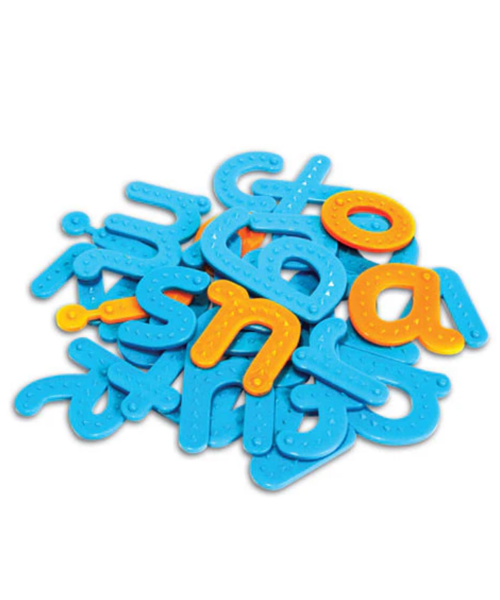 موارد التعلم - حروف لمسية، مدخلات حسية للتعرف على الحروف وتكوينها، بلاستيك متين، دليل أنشطة متعدد اللغات، مناسب للأعمار من 4 سنوات فما فوق