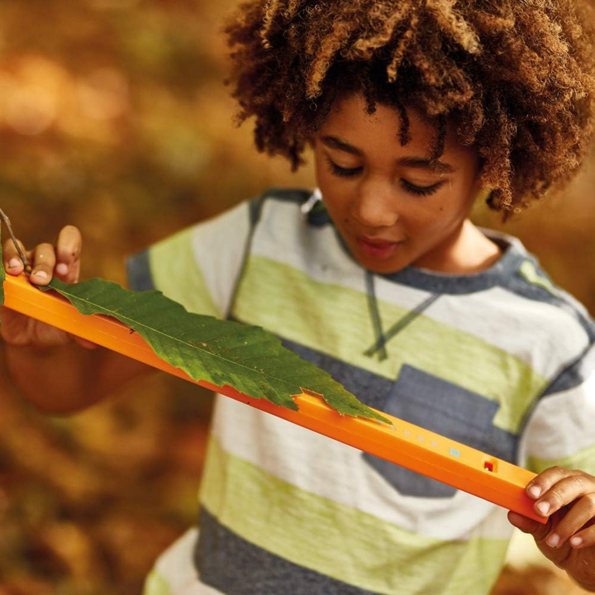 Learning Resources 5-in-1 Outdoor Measure-Mate, Versatile Measuring Tools for Kids, Ideal for Outdoor Learning, Ages 4+, Includes Mesh Bag and Stickers