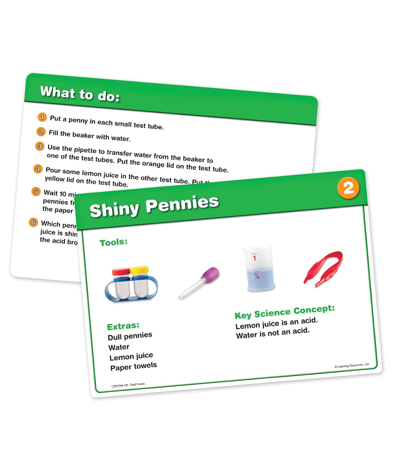 مجموعة مختبر العلوم الأساسية من Learning Resources®، أدوات علمية حقيقية للأطفال، تجارب عملية، تتضمن 10 بطاقات أنشطة، للأعمار من 3 سنوات فما فوق