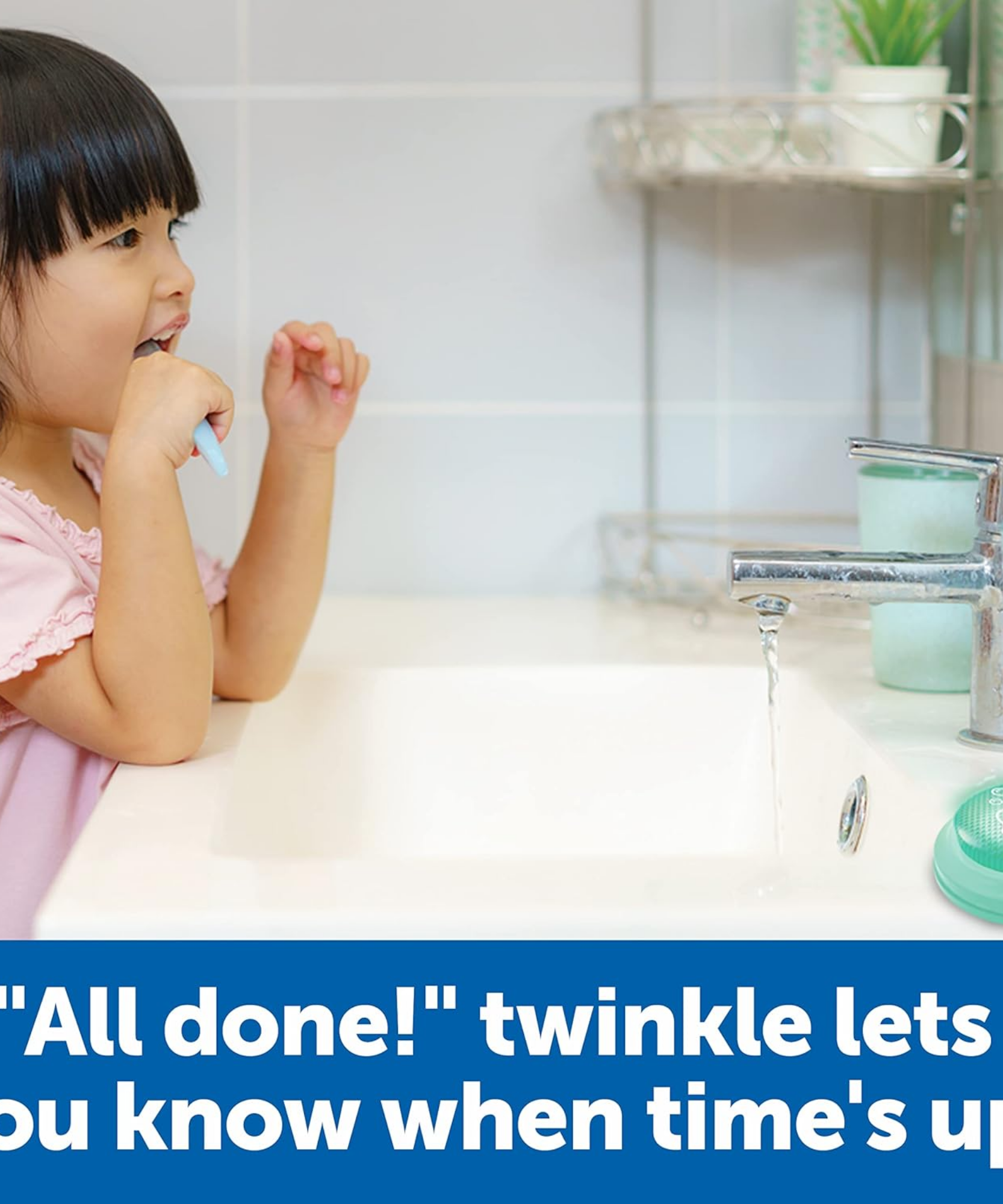 مؤقت فرشاة الأسنان لمدة دقيقتين من Learning Resources، مؤقت مضيء ممتع للأطفال لتشجيع عادات تنظيف الأسنان الصحية، يتضمن دليلًا متعدد اللغات