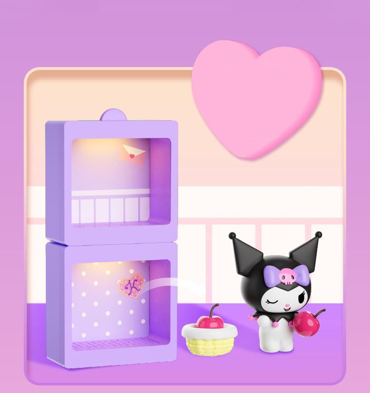 مجسم مويتش سانريو كورومي من سلسلة هابي هوليداي، صندوق أعمى، تمثال أنمي قابل للتجميع من مادة البولي فينيل كلوريد، لعبة غامضة بطول 12 سم مع 9 تصاميم (واحد منها سري نادر)، مناسب للأعمار من 15 عامًا فأكثر، مقتنيات وشخصيات