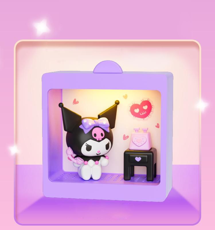 مجسم مويتش سانريو كورومي من سلسلة هابي هوليداي، صندوق أعمى، تمثال أنمي قابل للتجميع من مادة البولي فينيل كلوريد، لعبة غامضة بطول 12 سم مع 9 تصاميم (واحد منها سري نادر)، مناسب للأعمار من 15 عامًا فأكثر، مقتنيات وشخصيات