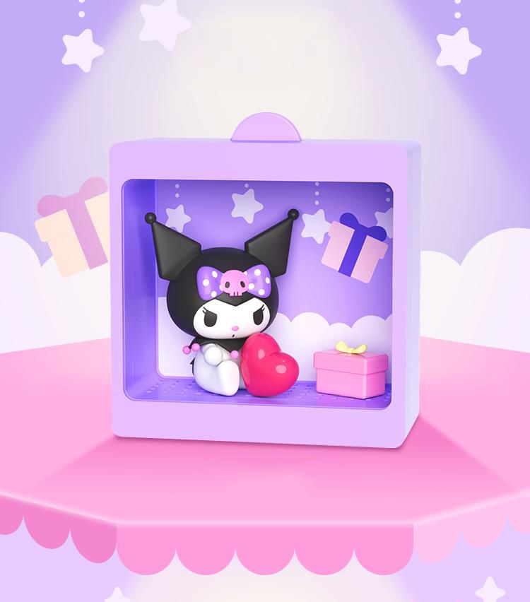 مجسم مويتش سانريو كورومي من سلسلة هابي هوليداي، صندوق أعمى، تمثال أنمي قابل للتجميع من مادة البولي فينيل كلوريد، لعبة غامضة بطول 12 سم مع 9 تصاميم (واحد منها سري نادر)، مناسب للأعمار من 15 عامًا فأكثر، مقتنيات وشخصيات