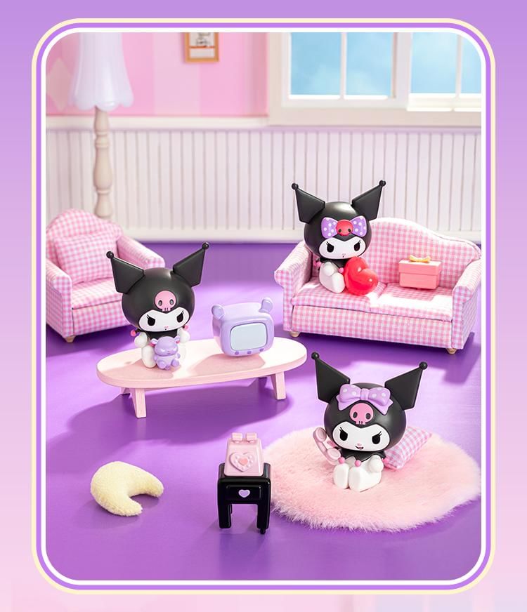 مجسم مويتش سانريو كورومي من سلسلة هابي هوليداي، صندوق أعمى، تمثال أنمي قابل للتجميع من مادة البولي فينيل كلوريد، لعبة غامضة بطول 12 سم مع 9 تصاميم (واحد منها سري نادر)، مناسب للأعمار من 15 عامًا فأكثر، مقتنيات وشخصيات