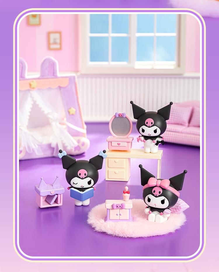 مجسم مويتش سانريو كورومي من سلسلة هابي هوليداي، صندوق أعمى، تمثال أنمي قابل للتجميع من مادة البولي فينيل كلوريد، لعبة غامضة بطول 12 سم مع 9 تصاميم (واحد منها سري نادر)، مناسب للأعمار من 15 عامًا فأكثر، مقتنيات وشخصيات