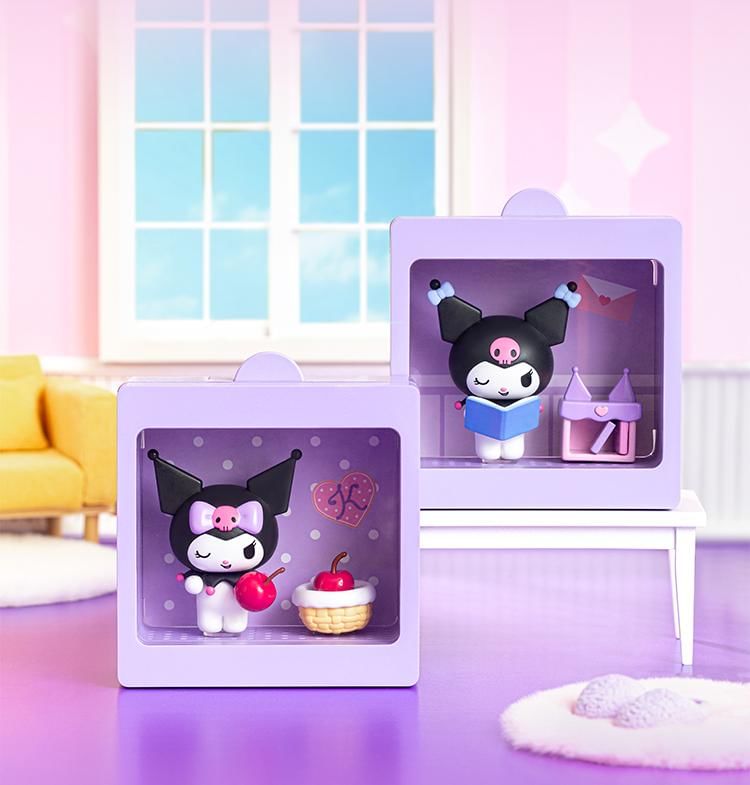 مجسم مويتش سانريو كورومي من سلسلة هابي هوليداي، صندوق أعمى، تمثال أنمي قابل للتجميع من مادة البولي فينيل كلوريد، لعبة غامضة بطول 12 سم مع 9 تصاميم (واحد منها سري نادر)، مناسب للأعمار من 15 عامًا فأكثر، مقتنيات وشخصيات