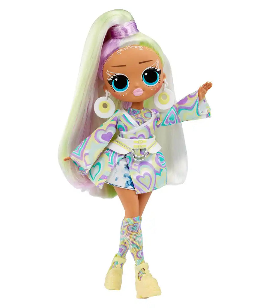 LOL Surprise OMG Sunshine Makeover Fashion Doll Sunrise, Color-Changing Hair and Fashions, Stylish Accessories, Articulated Doll for Kids Ages 5-8